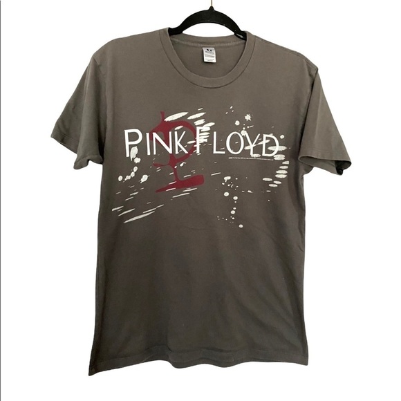 Pink Floyd Gray Crew Neck Band Tee Graphic Tshirt Medium - Picture 1 of 8
